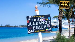 Junkanoo Beach  Nassau Bahamas  Walkthrough [upl. by Ahsilam]