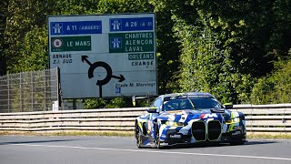 FIA WEC 24h Le Mans 46 BMW M4 GT3 onboard [upl. by Alurta]