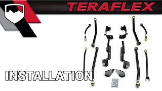 TeraFlex Install JK Long Arm Kit Part 5 of 7 [upl. by Aneekal]