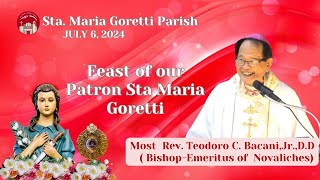 July 6 2024  Feast of our Patron Sta Maria Goretti [upl. by Lladnarc]