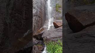 Lovers leap Waterfall Nuwaraeliya🇱🇰 srilankanaturesolotraveltravelalonebeautifulwaterfall [upl. by Thunell377]