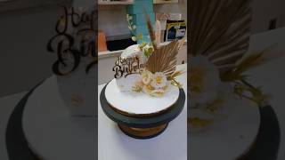 Semi circle cake design theme cakes fancy recipes trending amazing ytshorts birthday [upl. by Blunt]