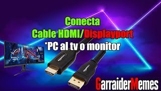 CABLE DISPLAYPORT A HDMI 🔌 ¿ ES BUENO  MARCA ANBEAR [upl. by Brit]