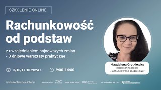 Rachunkowość od podstaw z uwzględnieniem najnowszych zmian Cz 2 [upl. by Yhpos]