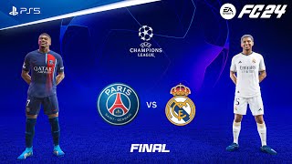 FIFA 24  PSG vs Real Madrid  UEFA Champions League Final  PS5™ 4K60 [upl. by Hendon]