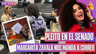 envivo Margarita Zavala NOS MANDÓ A CORRER de la cámara de diputados  Pleito en el Senado [upl. by Lynn]