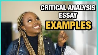 Critical analysis essay with example  How to critically analyse in an essay [upl. by Aneetak]