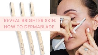 How To Dermablade Your Face [upl. by Tav]