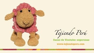 Ovejas tejidas a crochet amigurumi Parte 2 tejiendo la cabeza [upl. by Glennon599]