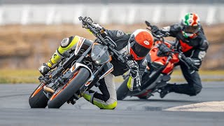 NYST  KTM 890 Duke R Yamaha R6 Ducati Street Fighter V4 [upl. by Nnylirret]