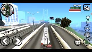 Kenworth W900 Sound LOUD JAKE BRAKE  GTA SA ANDROID  justyaebtw [upl. by Zendah114]