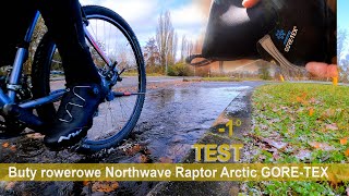 buty rowerowe Northwave Raptor Arctic GORETEX Test [upl. by Lleder]