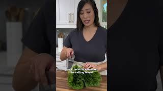 How to Cut Romaine Lettuce [upl. by Slaohcin]