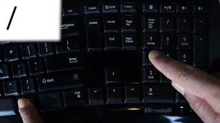 How to type the forward slash  with any keyboard [upl. by Ayaet853]
