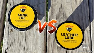 Walmart Mink oil VS Leather Lube  boot conditioner amp protector [upl. by Adnolahs821]