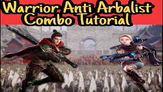 Warrior Combo For Arbalist  Mir4 PVP [upl. by Ahsineg]