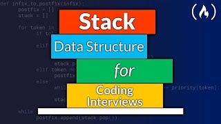 Stack Data Structure Tutorial – Solve Coding Challenges [upl. by Ellinej]