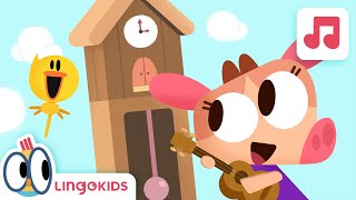 HICKORY DICKORY DOCK 🎵🕰️🐟 Best Nursery Rhymes for Kids  Lingokids [upl. by Anpas]