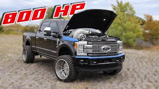 FIRST DRIVE in my Big Turbo Ford F250 67 Powerstroke  NON VGT Turbo [upl. by Algie]