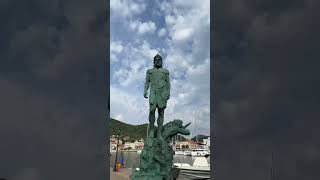 Odysseas Statue Greece 🇬🇷 [upl. by Towbin]