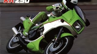 Kawasaki KR250 Liquid Cooled 2Stroke TANDEM TWIN Pamphlet [upl. by Adnac941]