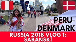 World Cup 2018 vlog 01 30 000 Peru fans in Saransk Peru  Denmark match atmosphere and experience [upl. by Beesley]