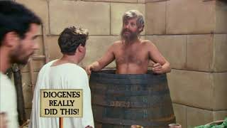 Horrible Histories Groovy Greeks Diogenes life in a barrel [upl. by Sari]