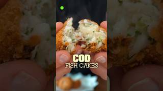 Cod Fish Cakes with Homemade Tartar Sauce [upl. by Cris]