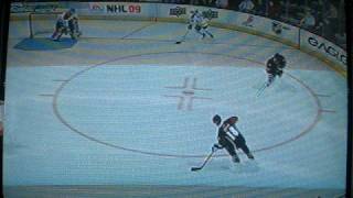 nhl 09 goalie mode [upl. by Mahon518]