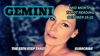 GEMINI NEW CYCLE BEGINS MID MONTH TAROT READING OCTOBER 2024 [upl. by Onder]