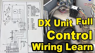 central unit wiring connection DX AC Outdoor wiring 3 Phase HP LP Control wiring learn practically [upl. by Doss]