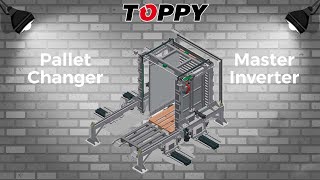 Cambio pallet Toppy Master Inverter SLITTAMENTO LATERALE [upl. by Eigna68]