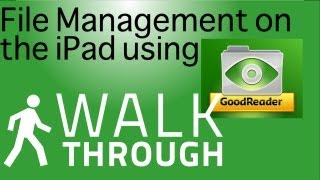 File management on the iPad using Goodreadermp4 [upl. by Sami]