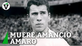 Muere Amancio Amaro leyenda y presidente de honor del Real Madrid [upl. by Anaibib]