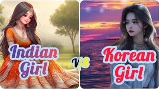 Indian 🥰 Vs Korean girl 😍 lqueen Aesha 👑 clothes 👗 makeup 💄 cakes 🎂 nails 🤫l viral treding [upl. by Kronick375]