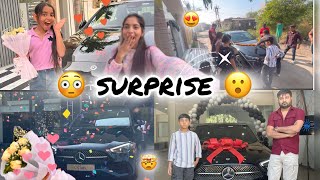 અચાનક જ surprise મલી 🤯😳॥new car Mercedes 🔥 beg Gest surprise 😳 tannuvlogz [upl. by Sieracki]