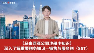 【马来西亚公司注册小知识】深入了解重要税务知识——销售与服务税（SST [upl. by Jacobson]