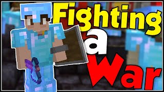 Fighting A WAR in Minecraft [upl. by Balsam]