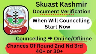 Skuast Kashmir Councelling Round 1 Details Chances Of Round 2 nd 3 CouncellingJahangir Says [upl. by Ardnac]