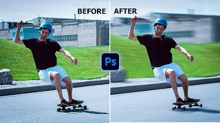 How to create path blur effect in photoshop [upl. by Hgielsa]