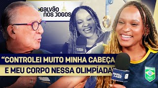 REBECA ANDRADE CONTA A GALVÃO POR QUE NÃO USA MEDALHAS NO PESCOÇO E DIZ quotCURTI CADA MOMENTO AQUIquot [upl. by Rosenwald]