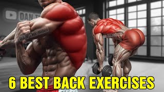 6 Quickest Exercises to Get a Bigger Back [upl. by Eamaj]