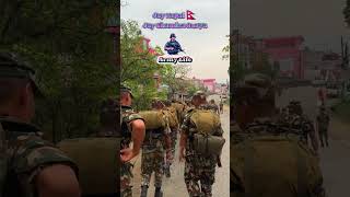 Nepali Army Short Video Clip Asare Maina Ma Pani Paryo Rujhaune shorts jaychandrasurya jaynepal [upl. by Nahtanoy]