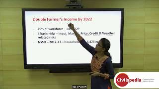 Doubling Farmers income  Rupee Fall  CAD  Current Affairs 17th Sep 18  UPSC Prelims 2019 [upl. by Suoiluj281]