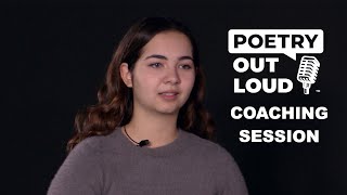 Poetry Out Loud Coaching – POEM by Jorie Graham [upl. by Salita266]