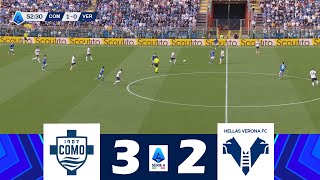 ComoHellas Verona 32  Lega Serie A 202425  Highlights della Partita [upl. by Omero]