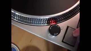 Technics SL1200 MK2 Pitch Adjustment [upl. by Toinette]