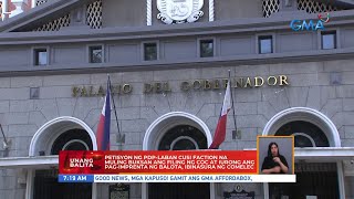 Petisyon ng PDPLaban Cusi Faction na muling buksan ang filing ng COC at iurong ang  UB [upl. by Lula]