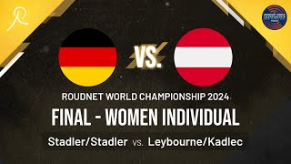 WELTMEISTERSCHAFT  FINALE  WOMEN INDIVIDUAL  Deutschland vs Österreich [upl. by Nediarb]