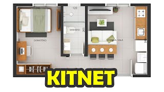 10 PROJETOS DE KITNET PARA BAIXAR GRÁTIS [upl. by Joletta752]